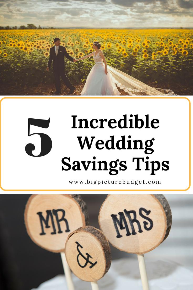 5 incredible wedding savings tips to defeat the dreaded wedding budget.