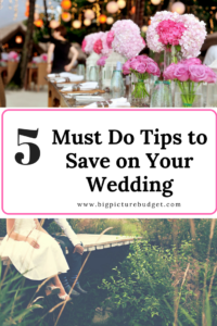 Is it time to create the dreaded wedding budget? Here's how to create a wedding budget and have the wedding of your dreams. 5 tips to save on wedding expenses.